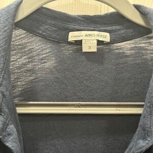 Standard James Peres gray shirt dress